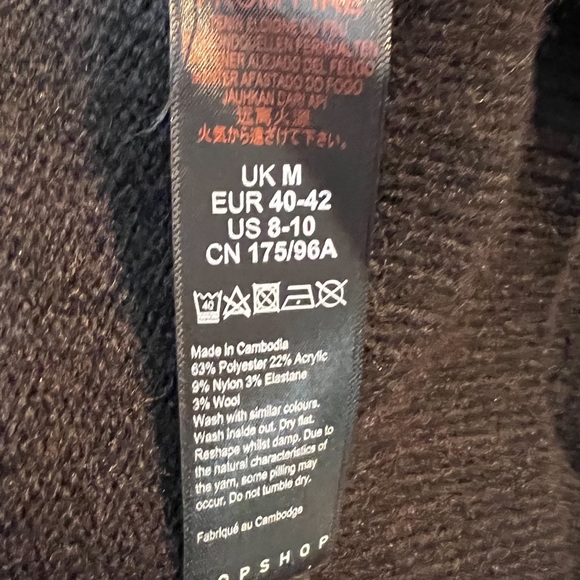 TopShop Crewneck Long Sleeve Sweater - Picture 4 of 5